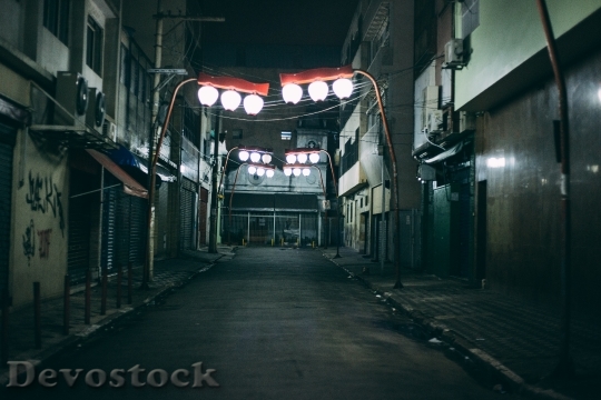 Devostock City Lights Night50859 4K