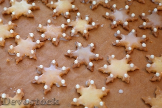 Devostock Cookie Asterisk Bake Christmas 10 4K