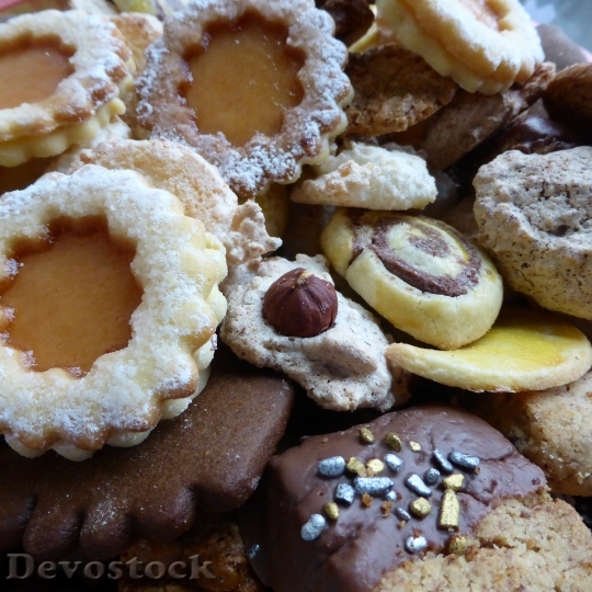 Devostock Cookie Cookies Pastries Chritmas 4K