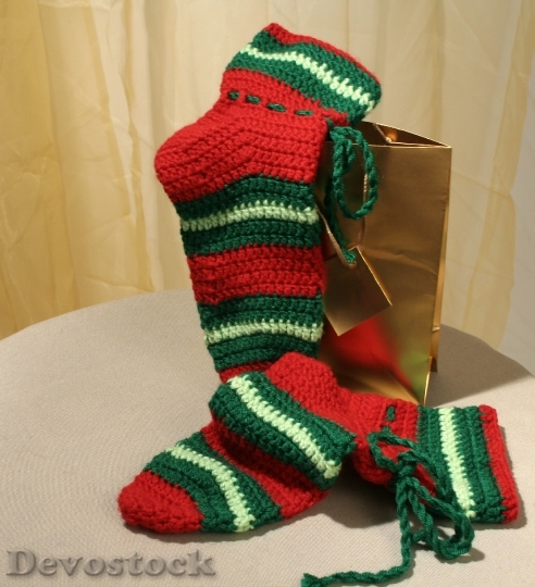 Devostock Crafts Socks Christmas 63634 4K