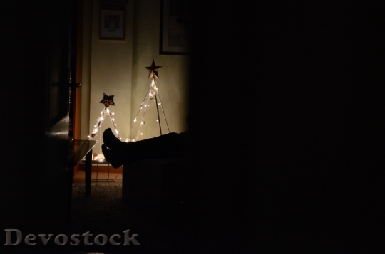 Devostock Decoration Christmas TreeStar 4K