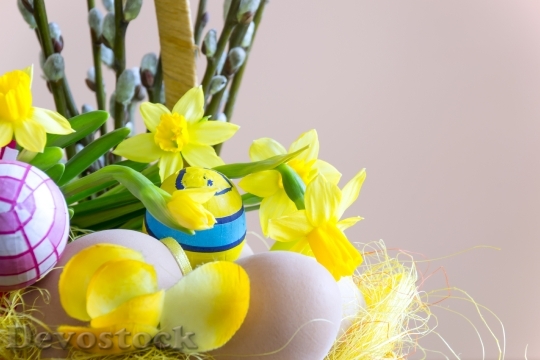 Devostock Easter Flower Composition 126894 4K