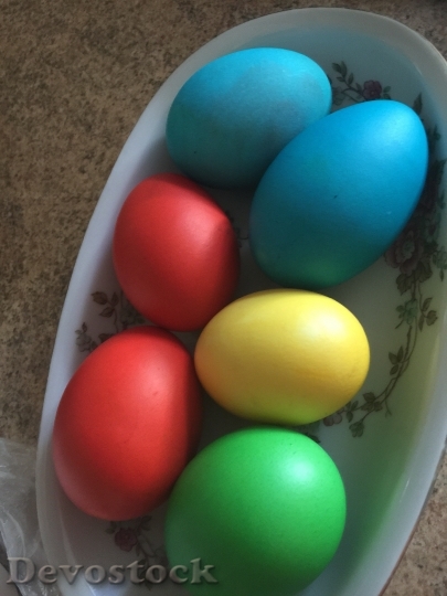 Devostock Eggs Easter Eggs Ornaents 4K