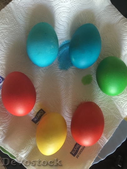 Devostock Eggs Easter Ornaments Ester 4K