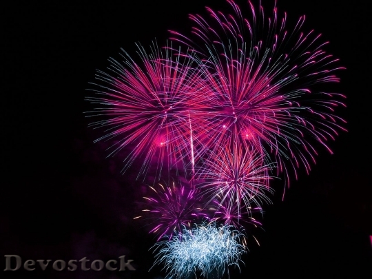 Devostock Fireworks Celebration Bright Pink 48247 4K.jpeg
