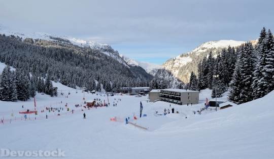Devostock Flaine Ski Resort Fench 4K