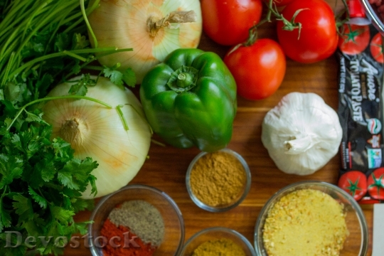 Devostock Food Healthy Vegetables 12802 4K