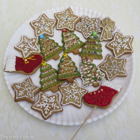 Devostock Gingerbread Cookies 51123 4K