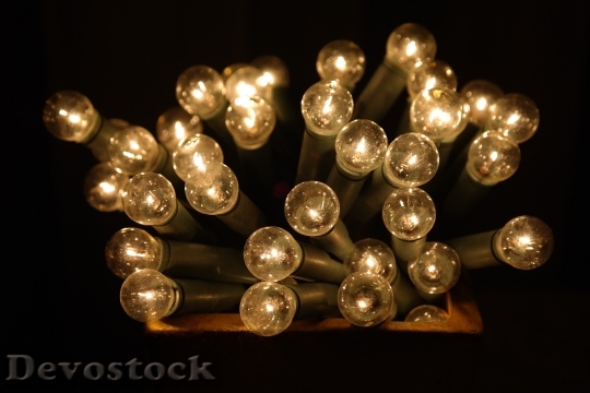 Devostock Light Bulbs Christmas Decoratins 2 4K