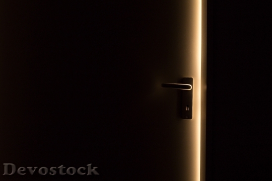 Devostock Light Dark Door 47634 4K