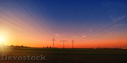 Devostock Light Dawn Landscape 133500 4K