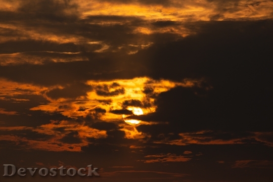 Devostock Light Dawn Sky 168560 4K