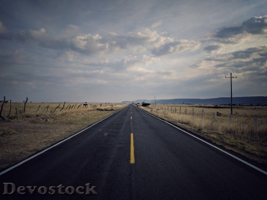 Devostock Light Road Landscape 146606 4K