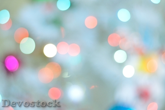 Devostock Lights Abstract Blur 55379 4K