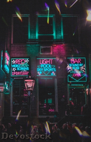 Devostock Lights Bar Neon 126620 4K