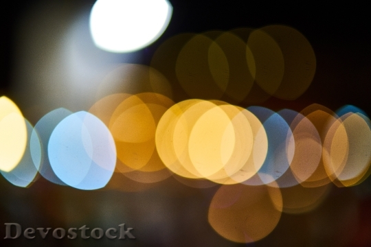 Devostock Lights Blur Bokeh 59461 4K
