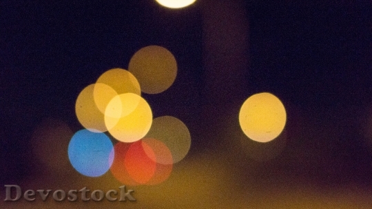 Devostock Lights Bokeh Blurred 60777 4K