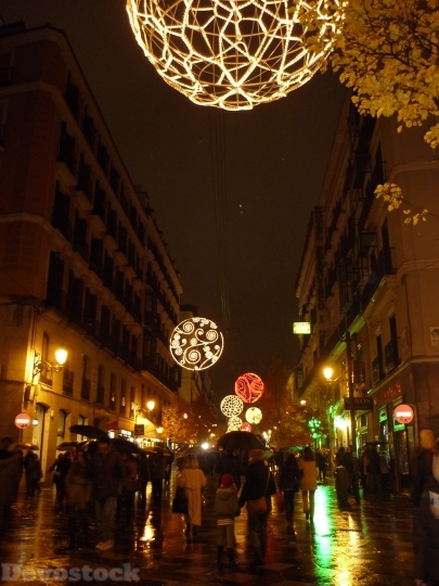 Devostock Madrid Street Night Ligting 4K