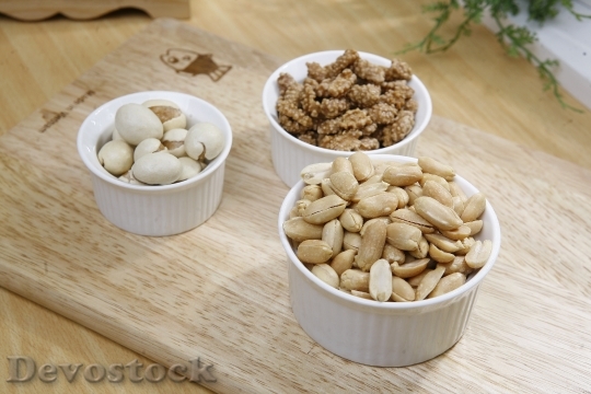 Devostock Nuts Bowl Ingredients 5391 4K