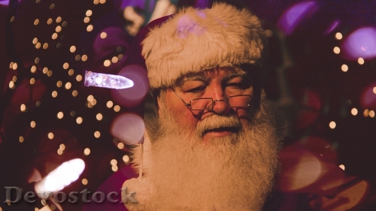 Devostock Santa Claus Father Christas 0 4K