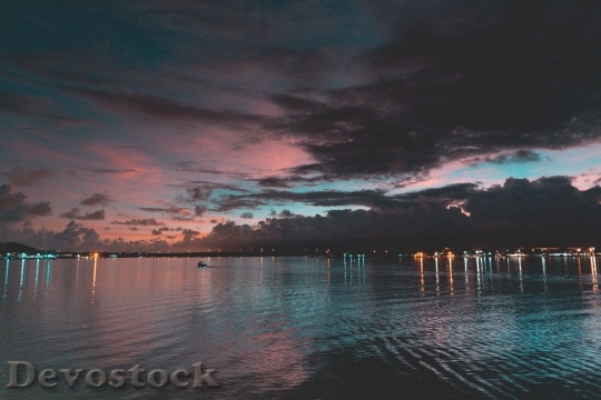 Devostock Sea Dawn Landscape 03886 4K