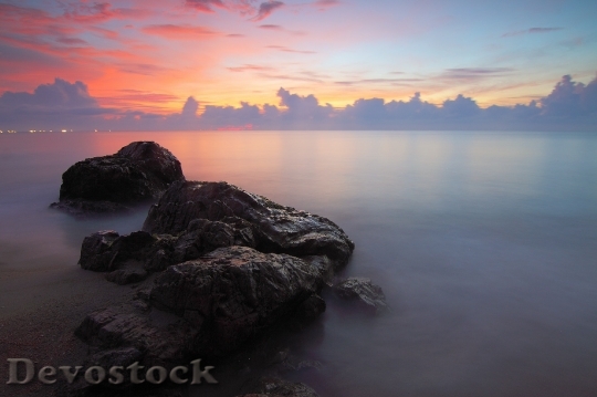 Devostock Sea Dawn Landscape 41361 4K