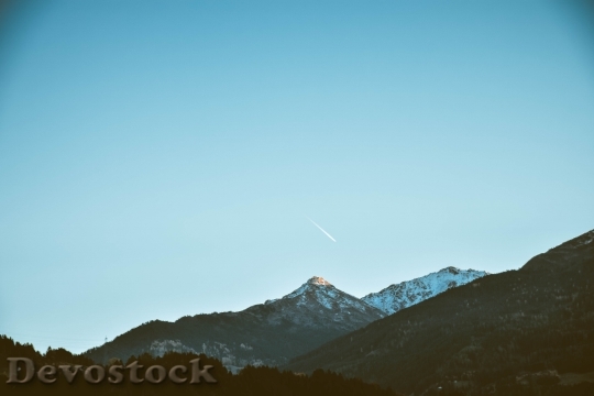 Devostock Snow Light Landscape 121595 4K