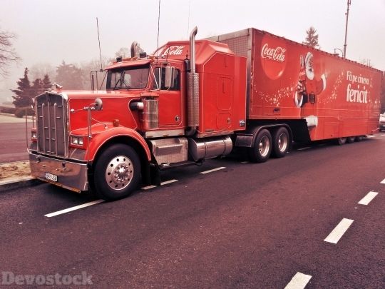 Devostock Truck Santa Claus Cca 0 4K