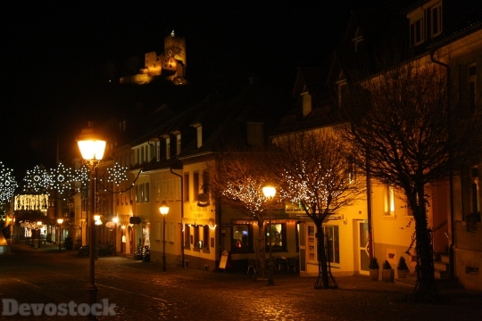 Devostock Waldkirch City At ight 4K