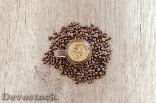 Devostock Wood Beans Caffeine 58301 4K