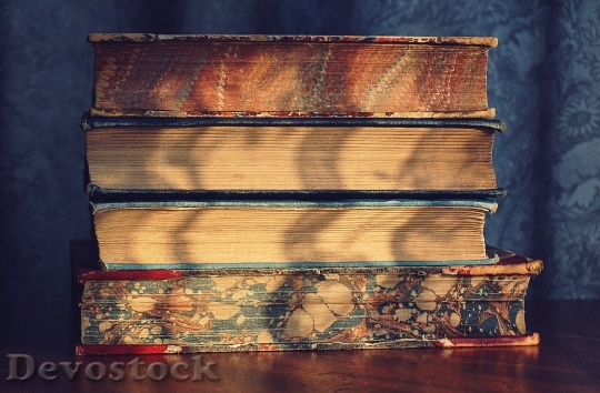 Devostock Wood Books Vintage 129028 4K