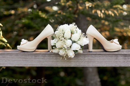 Devostock Wood Flowers Shoes 144597 4K
