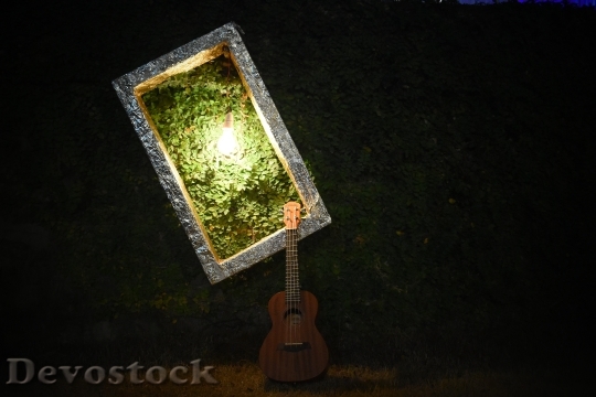 Devostock Wood Light Art 144970 4K