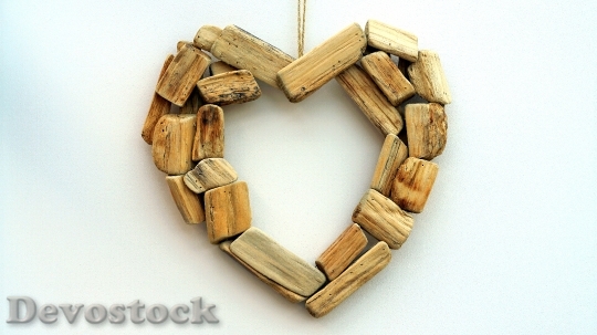 Devostock Wood Love Art 21109 4K