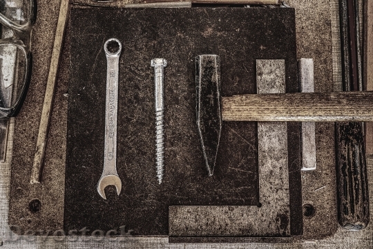 Devostock Wood Metal Tools 95790 4K