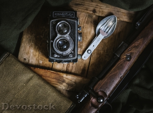 Devostock Wood Spoon Camera 82151 4K