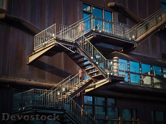 Devostock Wood Stairs Light 25866 4K