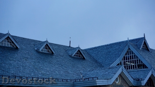 Devostock Wood Weather Rooftop 20476 4K
