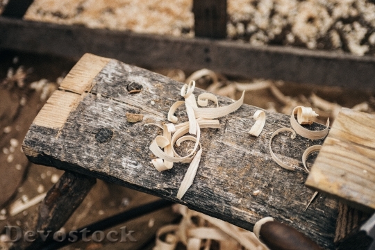 Devostock Wood Wooden Carpenter 17509 4K