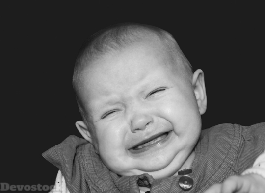 Devostock Baby Emotion Face Expression 4K