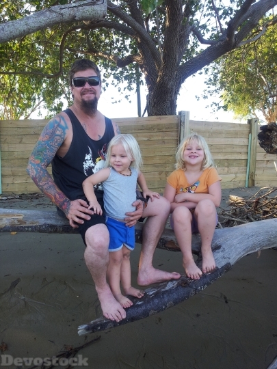 Devostock Beach Family Summer Vacation 4K