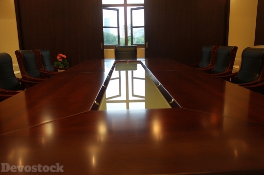 Devostock Business Table Meeting Room 4k
