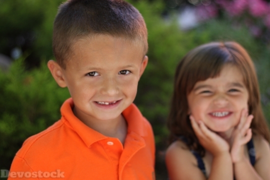 Devostock Kids Smiles Child Happy 4K