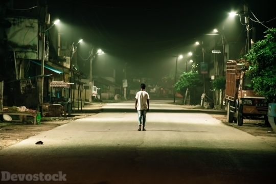 Devostock Lights ’Man Alone Night 4K.jpeg