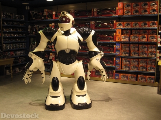 Devostock Robot Toy Store Giant 4K