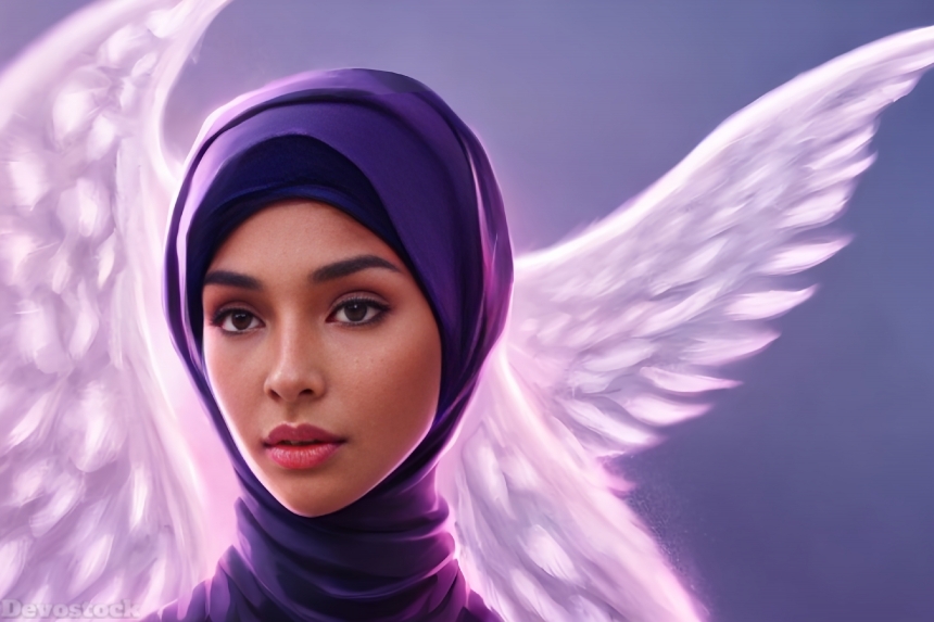 Muslim Beautiful angelic Girl Innocent 4k  (13)