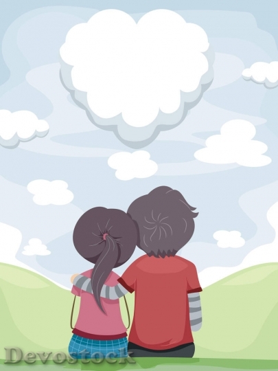 Devostock Couples love anime cartoon  (239)