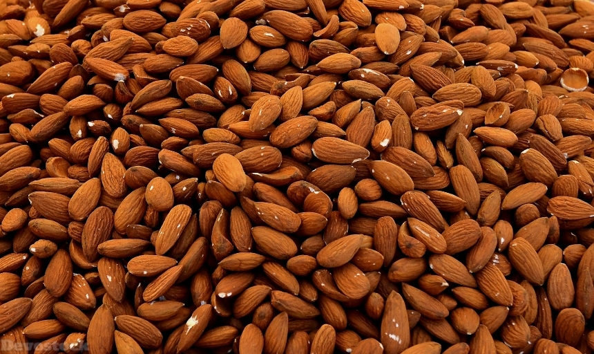 Devostock Almonds Cores Nuts Fruit