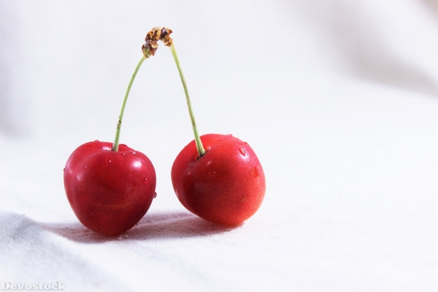 Devostock And Cherries Red Fruit