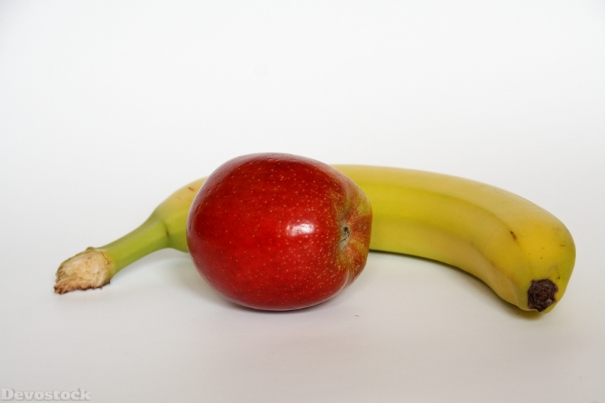 Devostock Apple Banana Fruit Healthy